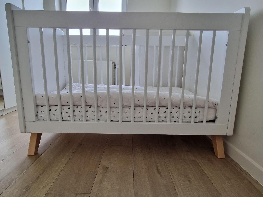 Bopita bed 60x120 + aerosleep matras + topper + donsdeken, Kinderen en Baby's, Ophalen, Gebruikt, Minder dan 140 cm, Matras