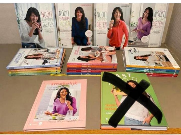 Sandra Bekkari nooit meer dieten, tast toe, gezonde gewoonte, Boeken, Kookboeken, Zo goed als nieuw, Ophalen of Verzenden