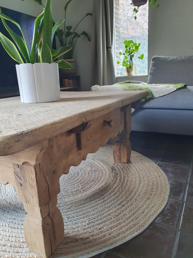 Mooie eiken salontafel, Huis en Inrichting, Tafels | Salontafels, Ophalen