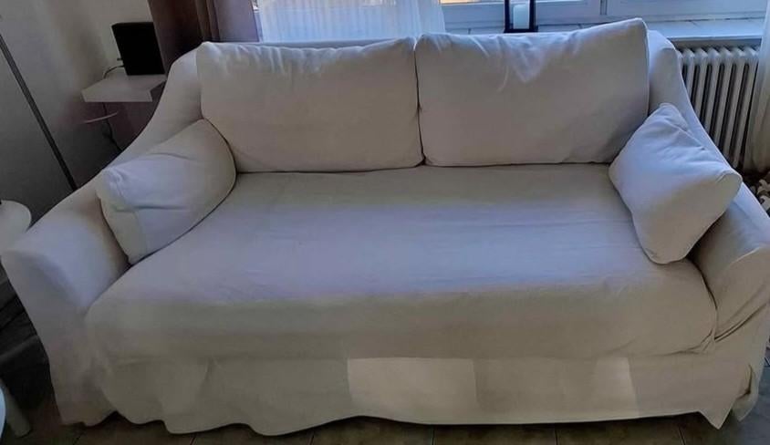 Canapé blanc ikea à vendre