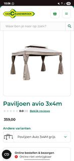 Paviljoen Avio 3x4, Tuin en Terras, Partytenten, Ophalen, Minder dan 4 meter, Zo goed als nieuw, Paviljoen