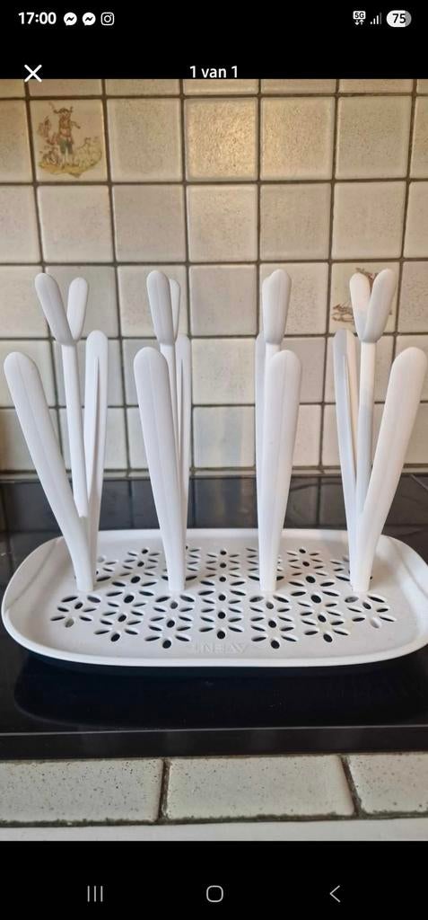 Flessenrek  babyflessen, Ophalen