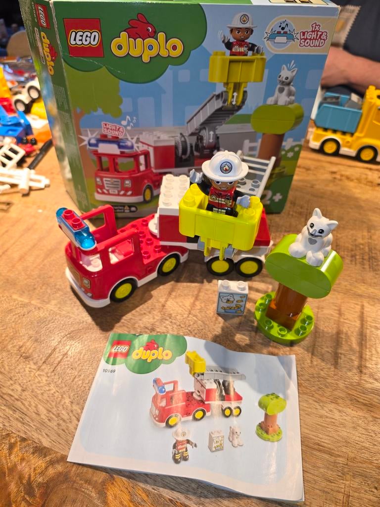 Set de camions de pompiers Lego Duplo 10969, Enlèvement ou Envoi, Duplo