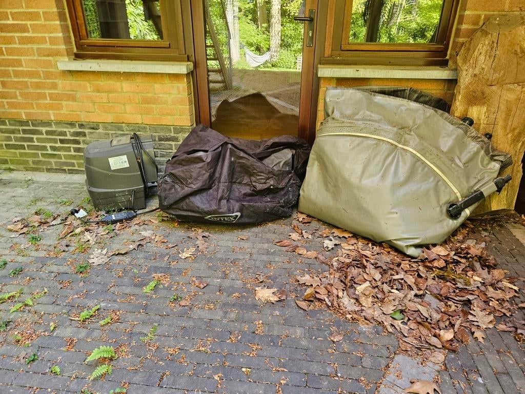 Intex Pure Spa Greywood Deluxe, Tuin en Terras, Bubbelbaden en Hottubs, Ophalen, Gebruikt, Filter, Opblaasbaar