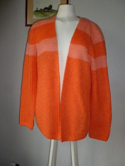 Ruime oranje dames cardigan van Tom Tailor, Ruime Small, Kleding | Dames, Truien en Vesten, Tom Tailor, Ophalen of Verzenden, Zo goed als nieuw