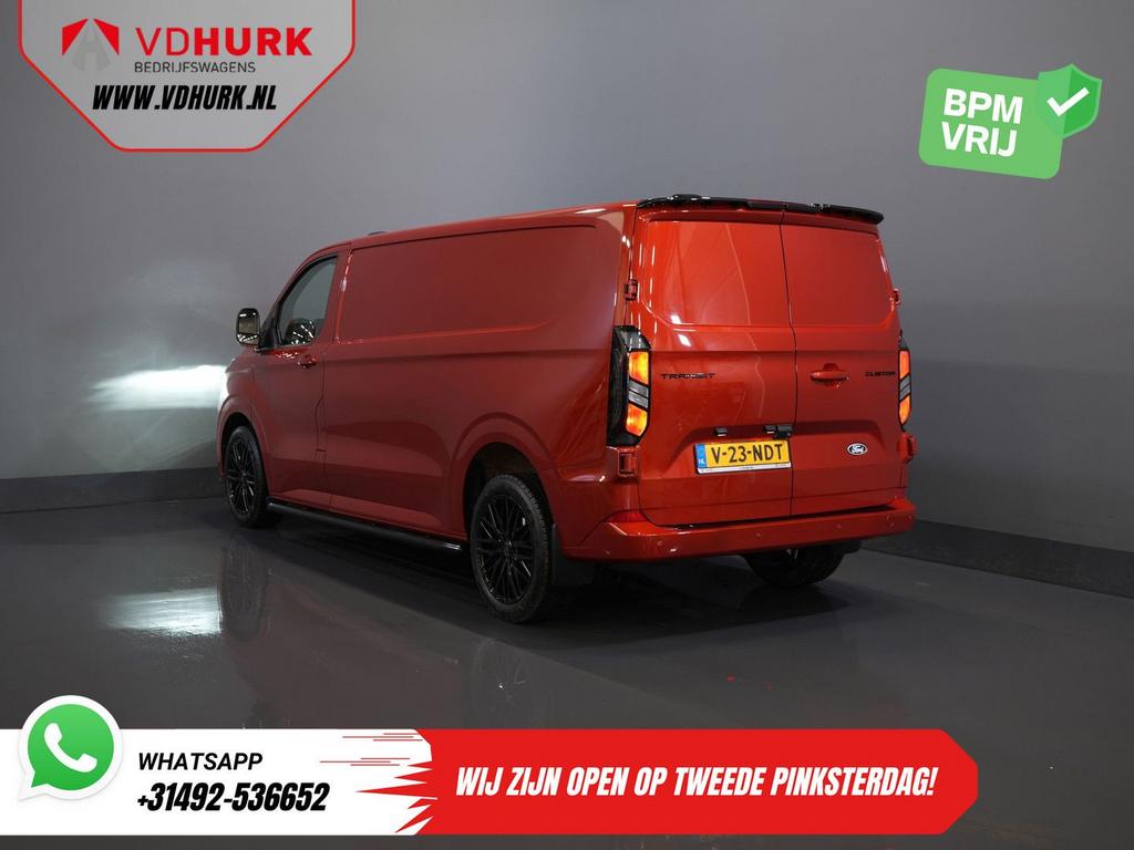 Ford Transit Custom 2.0 TDCI 150 pk L2 Limited Garantie tot, Autos, Rouge, Achat, Entreprise, Boîte manuelle
