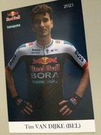 wielerkaart 2025 team red bull bora tim van dijke signe, Sport en Fitness, Verzenden, Zo goed als nieuw