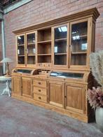 Teak buffetkast/vitrinekast art:81/26, Ophalen, 200 cm of meer, Indo., Teakhout