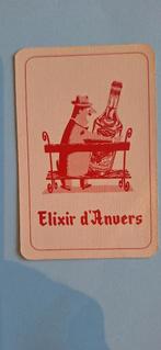 Speelkaart Antwerpen_Elixir Anvers_rood_141, Verzamelen, Ophalen of Verzenden, Gebruikt, Speelkaart(en)
