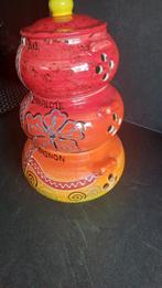 Ajuin, sjalot en look bewaarpotten en tafelvuilbakje, Ophalen