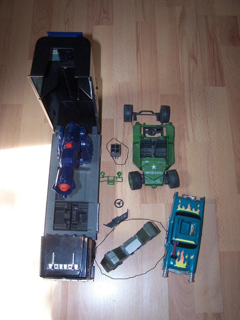 Lot de jouets vintage MASK et GI JOE., Enlèvement, Utilisé