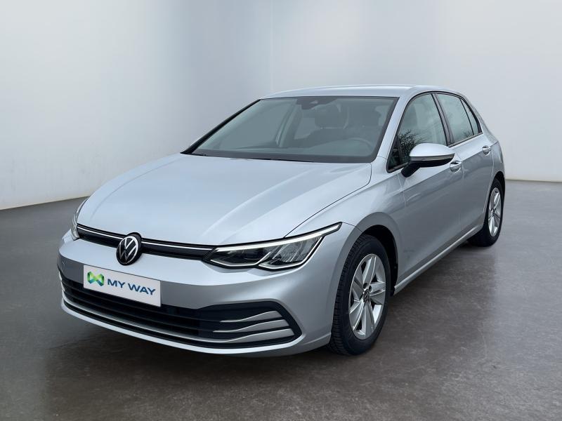 Volkswagen Golf Life*GPS*Capteurs Av/Ar*Carplay*Clim auto, Argent ou Gris, Achat, Entreprise, Noir