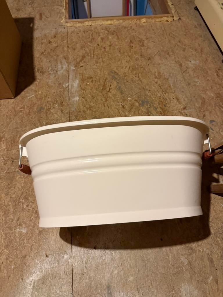 Creme kleurige kuip / babybad, Huis en Inrichting, Emmers, Ophalen, Zo goed als nieuw