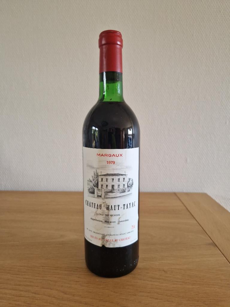 Château Haut Tayac - 1979 - Margaux Cru Bourgeois - 75 cl, Collections, Vins, Neuf, Enlèvement ou Envoi, Pleine, Vin rouge