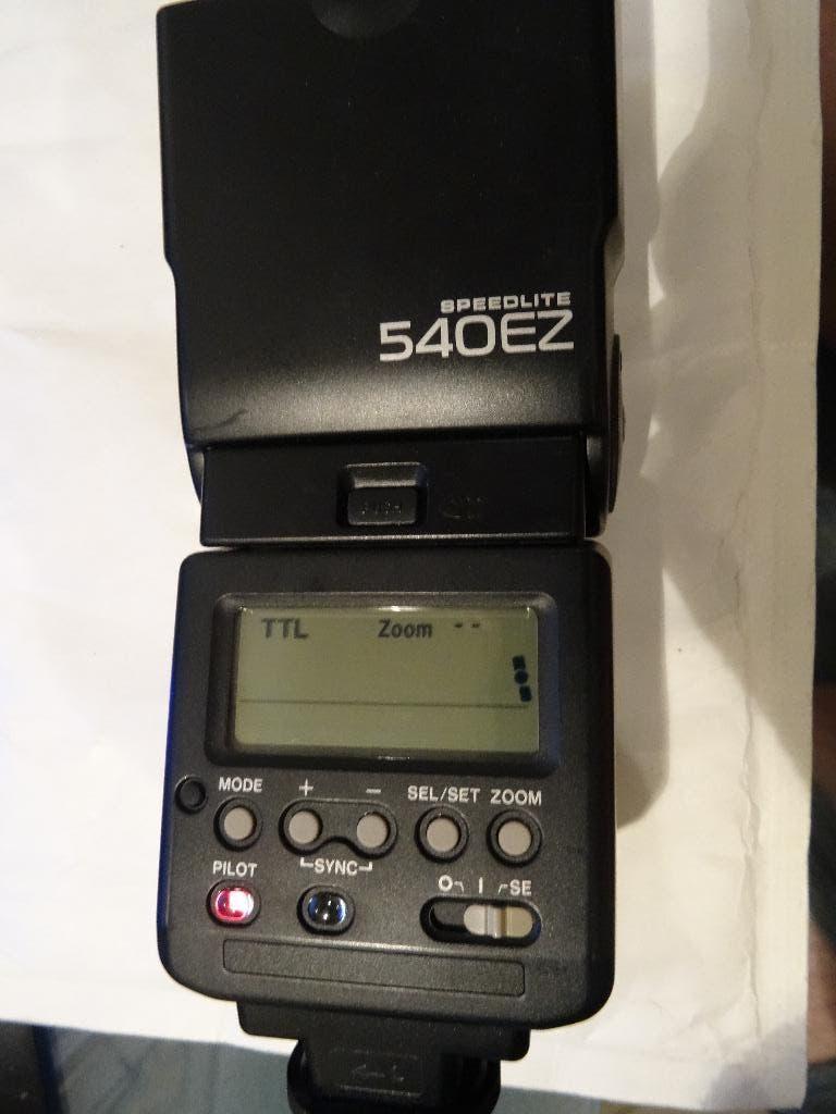 FLASH APPAREIL PHOTO CANON SPEEDLITE 540EZ, Enlèvement ou Envoi, Comme neuf, Canon, Inclinable