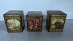 3 boîtes en métal anciennes ou vintage, Collections, Enlèvement ou Envoi
