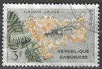 Gabon 1961 - Yvert 156 - Indische goudenregen (ST), Verzenden, Gestempeld
