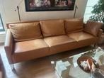 Cognackleurige canapé in topleder van merk Durlet, 75 à 100 cm, Banc droit, Enlèvement, Utilisé