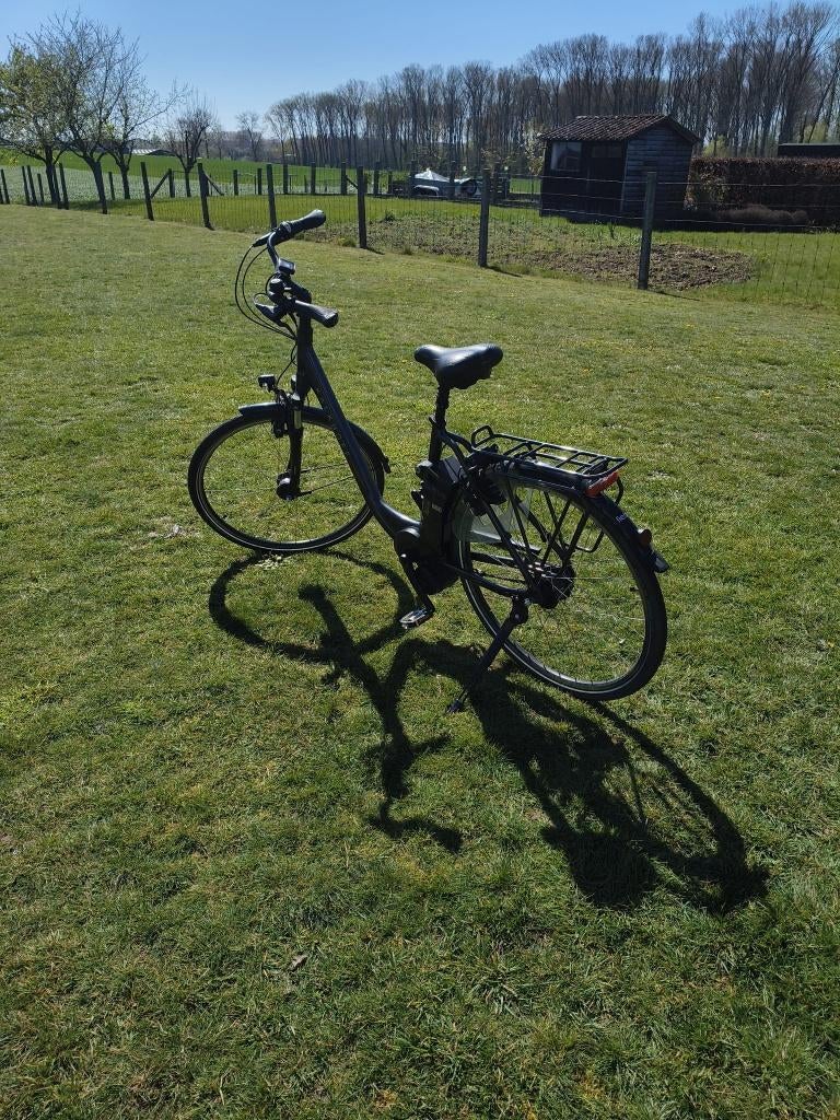 Elektrische damesfiets Kalkhoff, Fietsen en Brommers, Velgrem, Versnellingen, Zo goed als nieuw, 50 tot 53 cm