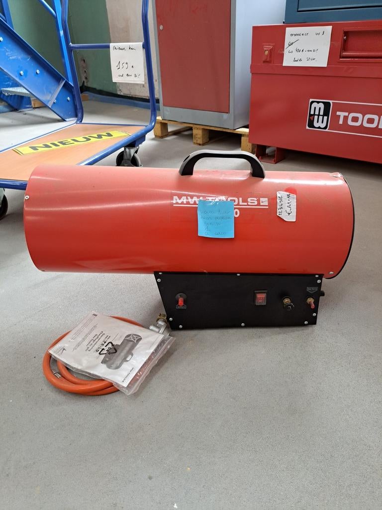 Warme luchblazer propaan 149 euro excl btw, Ophalen