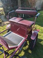 Tweewieler koets sulky marathonwagen, Calèche marathon, Poney, Fermé(e)