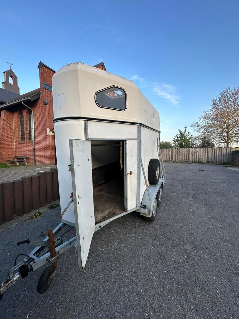 Paardentrailer, Ophalen, Zo goed als nieuw, Hout