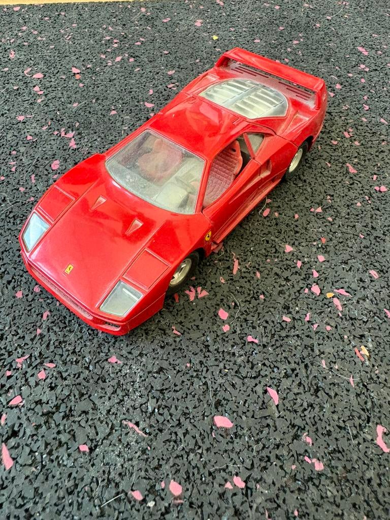 Vintage Polistil Ferrari F40 1:25 – Tonka – Made in Italy, Hobby en Vrije tijd, Modelauto's | 1:24, Zo goed als nieuw, Verzenden