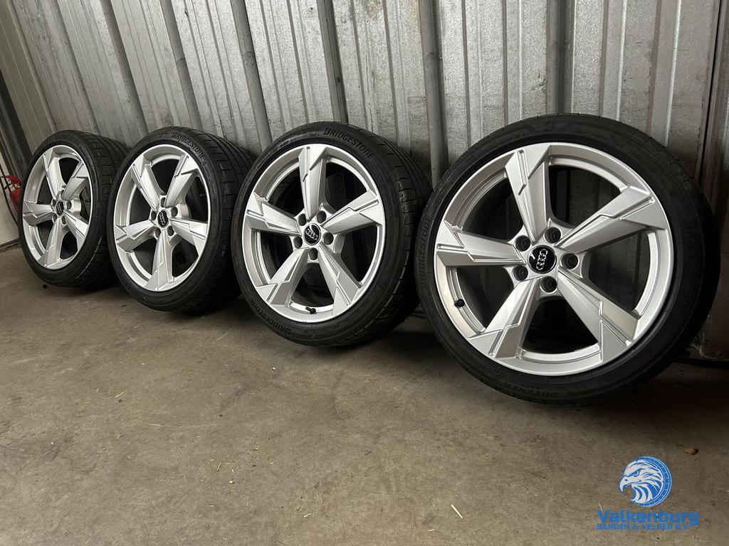 5-6mm! Originele Audi A3 18 inch Rotor velgen 5x112 zomerban, Auto-onderdelen, Banden en Velgen, Banden en Velgen, Zomerbanden
