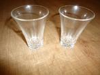4 kleine glaasjes, Verzamelen, Ophalen of Verzenden, Zo goed als nieuw, Borrel- of Shotglas