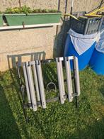 VEND PORTE CANNES 8 CANNES PLUS UN SUPPORT., Sports nautiques & Bateaux, Pêche à la ligne | Général, Enlèvement, Comme neuf, Autres types