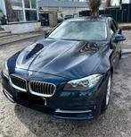 BMW 518d 137.000 km Belgisch voertuig, Auto's, 4 deurs, Blauw, Leder, Particulier