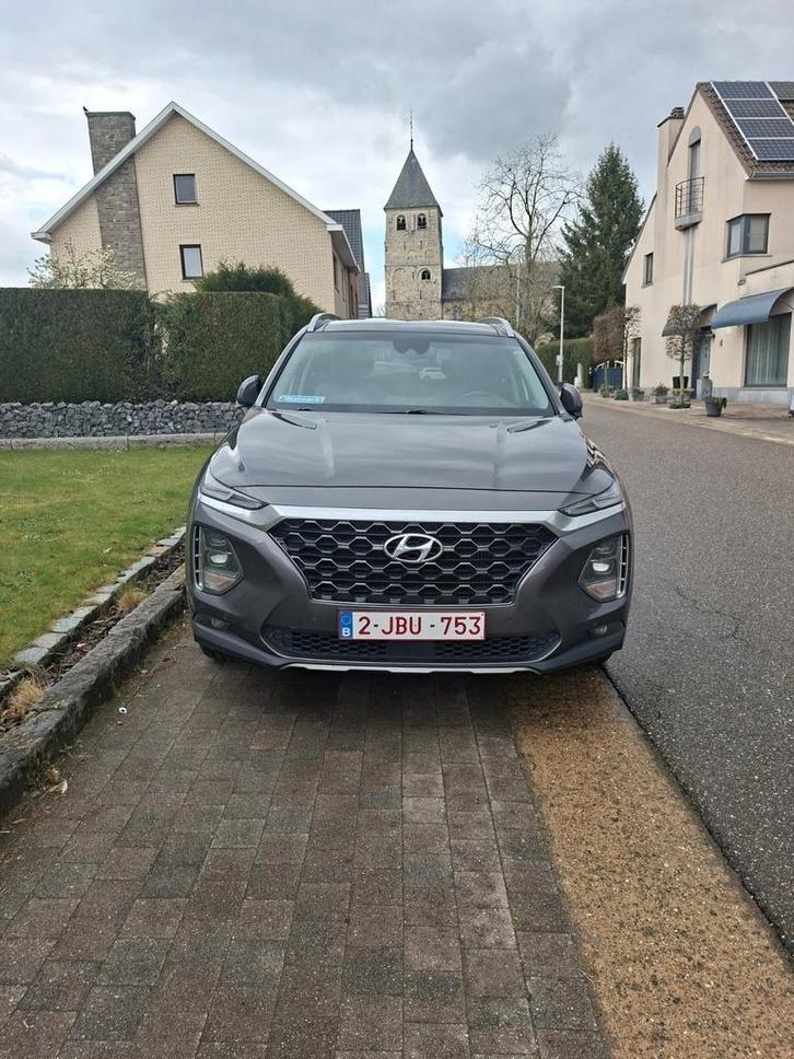 Hyundai Santa Fe Shine 2.2D 2019 Pano/led/4x4, Auto's, Hyundai, Bedrijf, Santa Fe, 4x4, Achteruitrijcamera, Adaptieve lichten