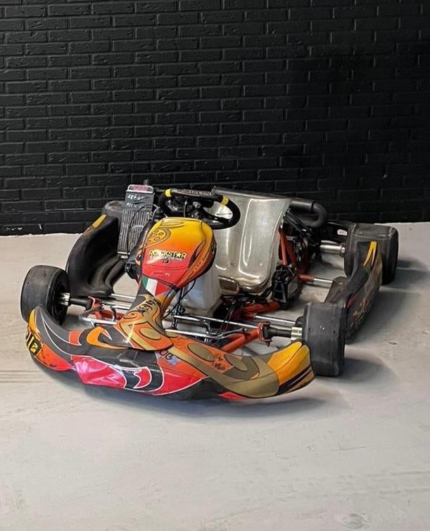 125cc 2 takt kart rotax, Sport en Fitness, Ophalen, Gebruikt, Kart