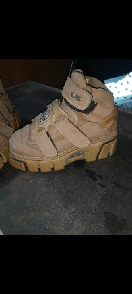 New rock, Vêtements | Hommes, Chaussures, Bottes, Comme neuf, Brun, Enlèvement