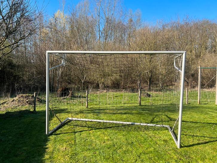 Aluminium footbalgoal 300cm, Sport en Fitness, Voetbal, Gebruikt, Overige typen, Ophalen