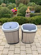 Set van 2 Homra Sensor Prullenbakken RVS (40L + 30L), Ophalen, Gebruikt, Inox