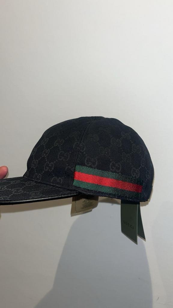 zwarte gucci pet, Ophalen, Nieuw, 57 cm (M, 7⅛ inch) of minder, Pet