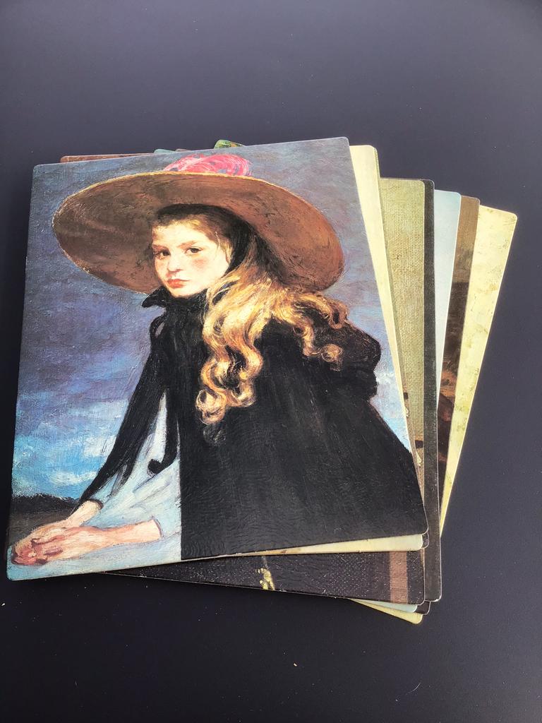 Dik kartonnen kunst prenten, Verzamelen, Foto's en Prenten, Zo goed als nieuw, Prent, Overige onderwerpen, 1960 tot 1980, Ophalen of Verzenden