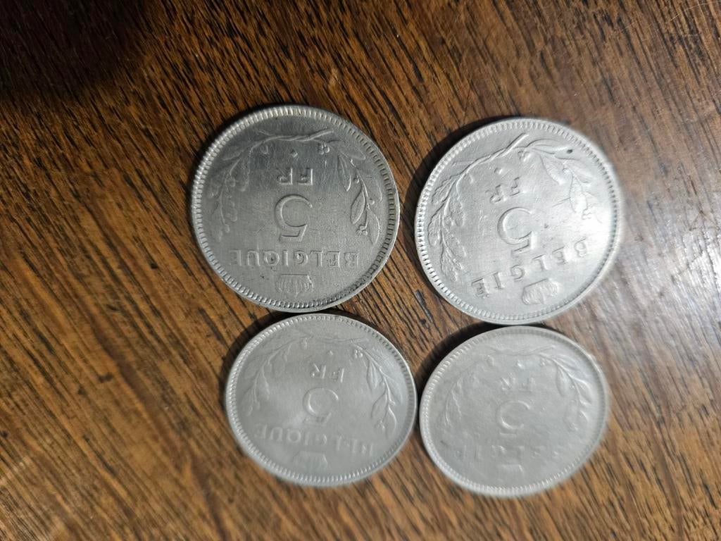 5fr Nikkel Leopold III un belga 1936 en 1937, Verzenden