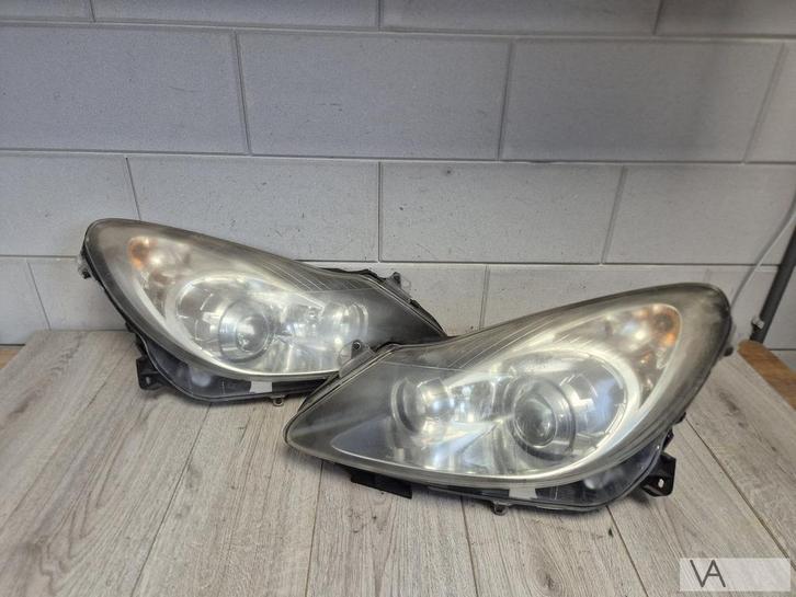 Opel Corsa D 2006 - 2010 koplamp rechts met bochtlicht AFL, Auto-onderdelen, Verlichting, Opel, Gebruikt, Ophalen of Verzenden
