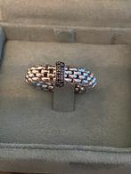Fope ring in witgoud met zwarte diamanten, Handtassen en Accessoires, Ringen, Ophalen of Verzenden, Zo goed als nieuw