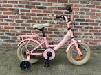 Flower fun kinderfiets, Fietsen en Brommers, Fietsen | Kinderfietsjes, Ophalen, Zijwieltjes, Gebruikt, Minder dan 16 inch