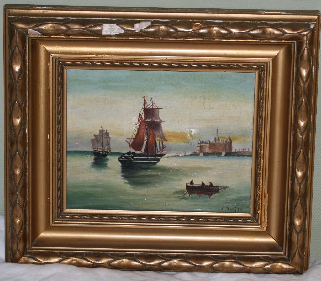 J. Joosten - Schilderij olie op doek, gesigneerd, Enlèvement ou Envoi