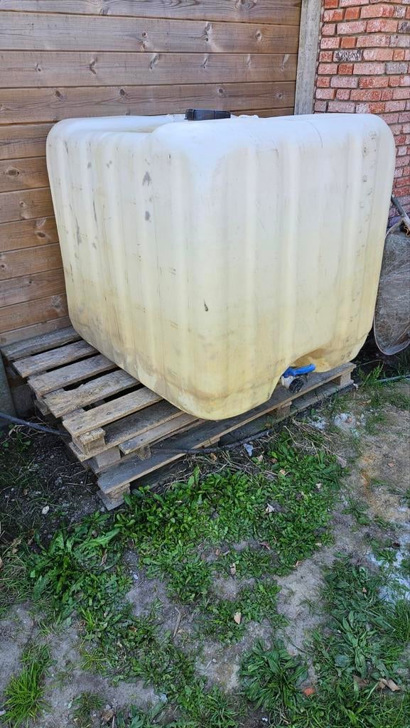 IBC 1000 liter watervat, Enlèvement