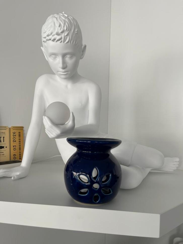 keramische aromabrander, Huis en Inrichting, Woonaccessoires | Wanddecoraties, Zo goed als nieuw, Ophalen of Verzenden