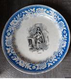Antiek bord Boch Frères Keramis Colbert tijdens Lodewijk XIV, Ophalen of Verzenden