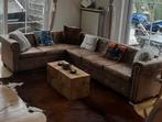 Chesterfieldlook hoeksalon 4 maand oud, Huis en Inrichting, Ophalen, Zo goed als nieuw, Hoeksalon chesterfield-look