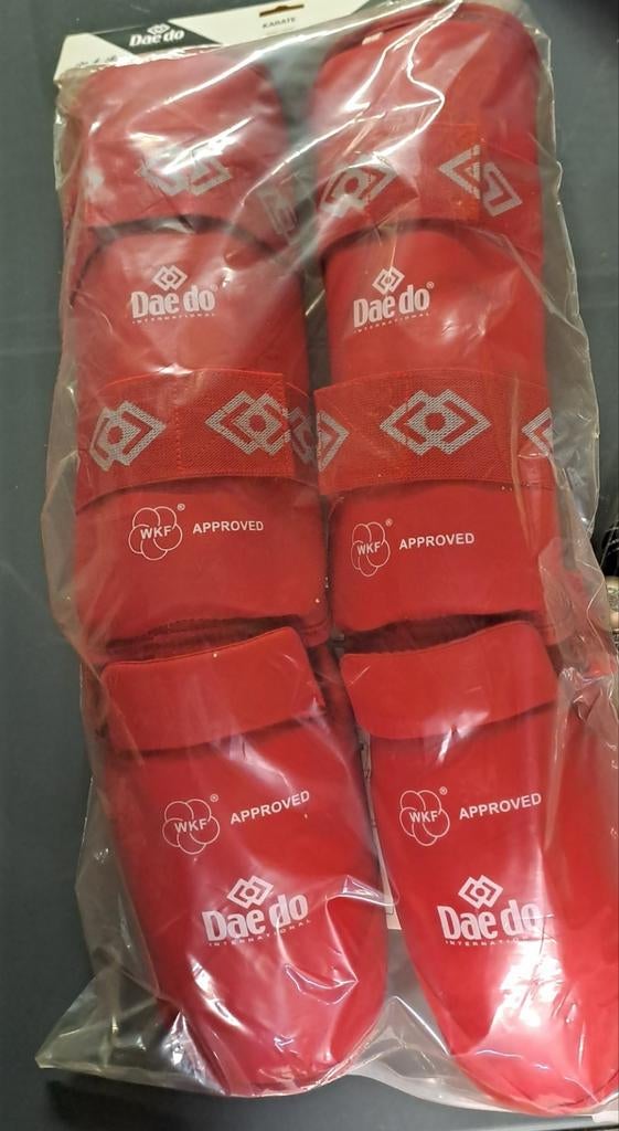 Vechtsport voet, scheen- en onderbeenbeschermer, Sports & Fitness, Sports de combat & Self-défense, Taille L, Envoi, Neuf, Protection pour arts martiaux