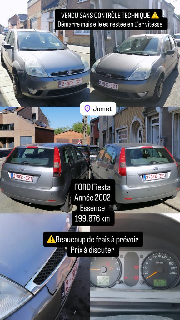 FORD Fiesta, Achat, Boîte manuelle, Noir, 5 portes