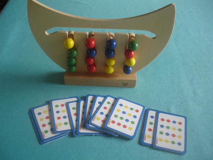 Houten leerspel met kaarten, ideaal voor de klas., Enfants & Bébés, Jouets | Éducatifs & Créatifs, Enlèvement ou Envoi